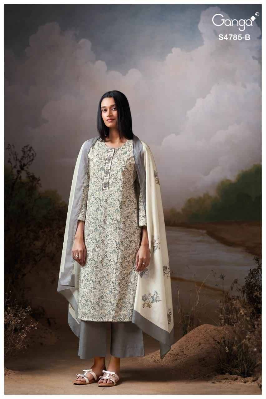 BRAHVII 4785 Series By Ganga Fashion Beautiful Festive Suits Stylish Colorful Fancy Casual Wear & Ethnic Wear PREMIUM COTTON Print Dresses At Wholesale Price